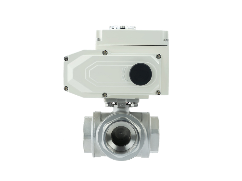 進口電動三通球閥