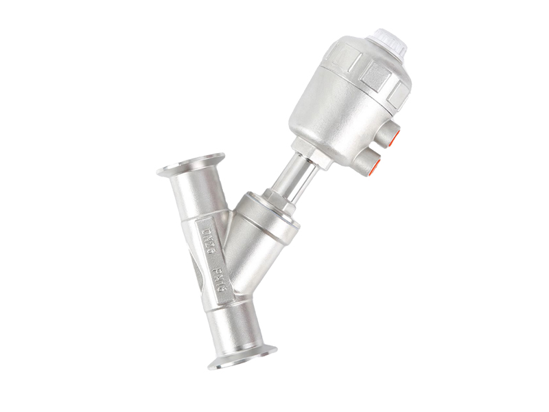 進口快裝式氣動角座閥