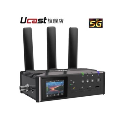 UCAST Ucast Q8S  通用無線電通信設備 5G多網聚合直播編碼器 HDMI SDI高清視頻微贊微信多平臺推流設備
